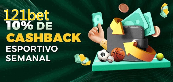 10% de bônus de cashback na 121bet
